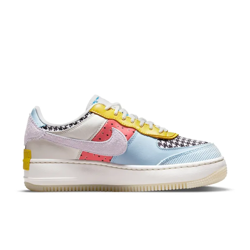 Nike Air Force 1 Low Shadow Multi Print Houndstooth (W) (DM8076-100)
