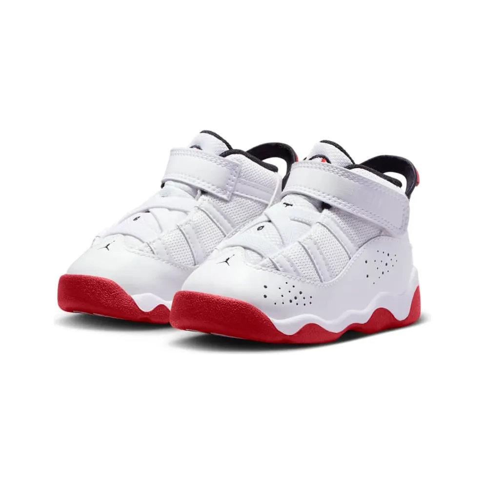Air Jordan 6 RINGS TD “WHITE UNIVERSITY RED” (323420-160)
