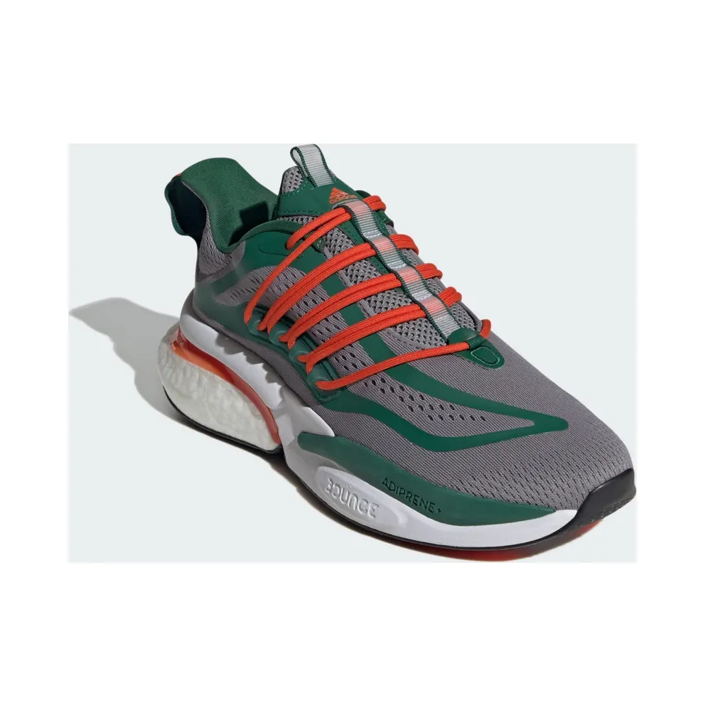 adidas Miami Alphaboost V1 Grey Team Dark Green Team Orange (IE1038)
