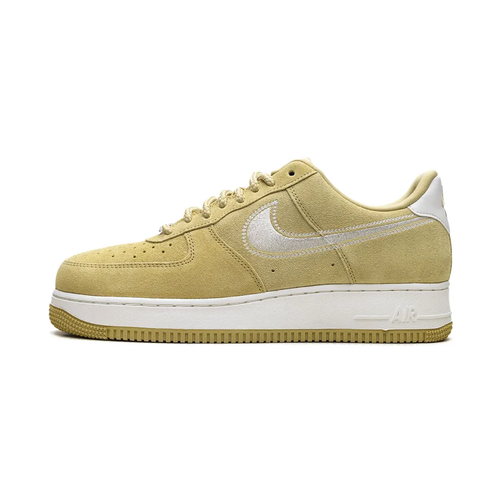 Nike Air Force 1 Low ’07 LV8 “Buff Gold Sail Embroidered Swoosh” (HJ4465-700)