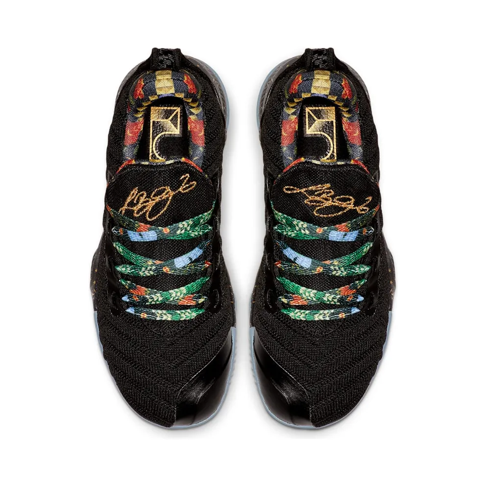 Nike LeBron 16 Watch the Throne (PS) Black/Metallic Gold-Rose Frost (CJ6707-001)