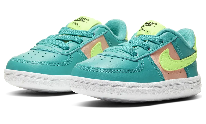 Nike Force 1 Crib Bootie voor baby’s Blauw (CK2201-300)