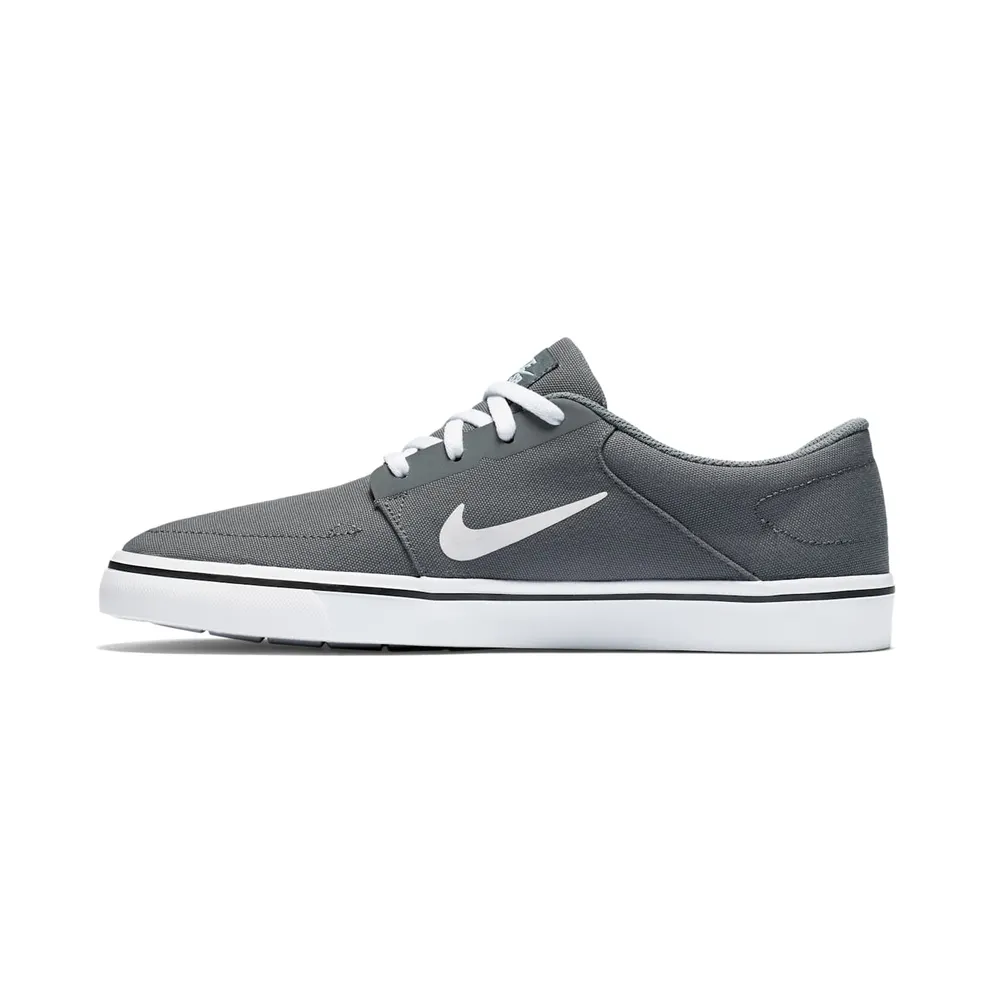 Nike Sb Portmore Canvas Low Skate Shoes Grey Grey (723874-004)