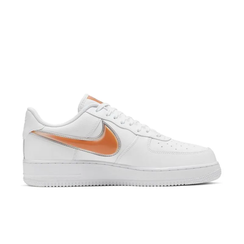 Nike  Air Force 1 Low Oversized Swoosh White Orange Peel White/Orange Peel (AO2441-102)