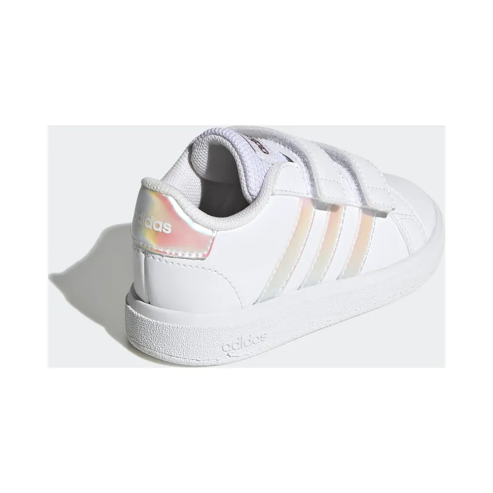 Adidas Grand Court Lifestyle Court Hook and Loop Cloud White / Iridescent / Cloud White (GY2328)