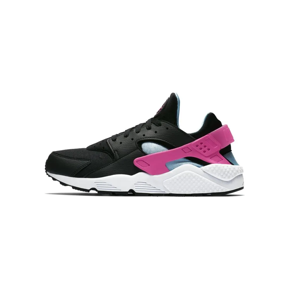 Nike Air Huarache Run Black Laser Fuchsia Blue Gale Black/Laser Fuchsia-Blue Gale-White (BV2528-001)