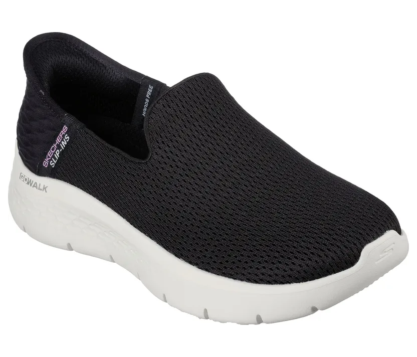 Skechers Slip-ins: GO Walk Flex Relish “Black / White (124963 Bkw)” (124963BKW)