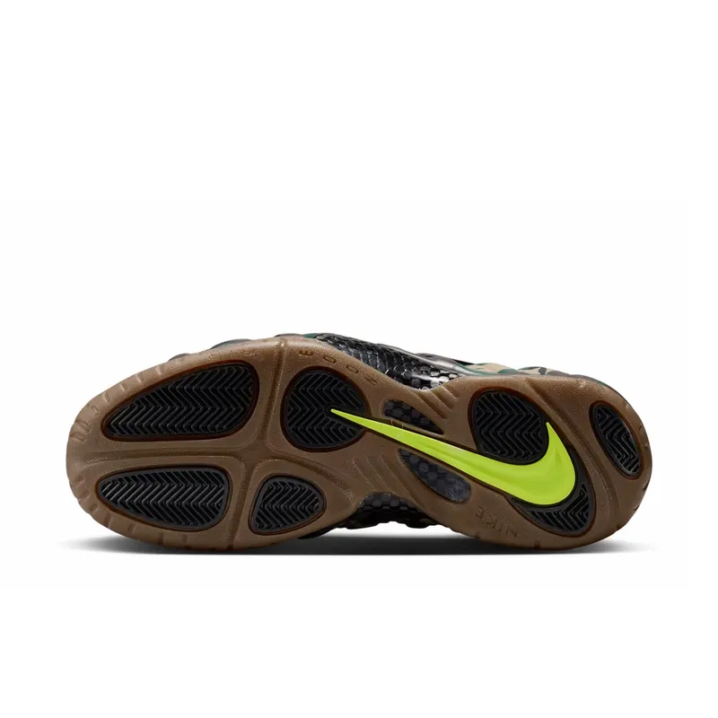 Nike Air Foamposite Pro – Camo – “Black / Black-Voltage Green-Gum Dark Brown” (IM5204-001)