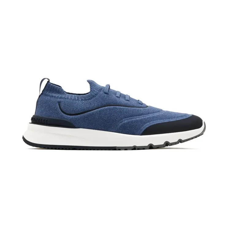 Brunello Cucinelli in Strickoptik “Blue” (MZUAUFO340CIK60)