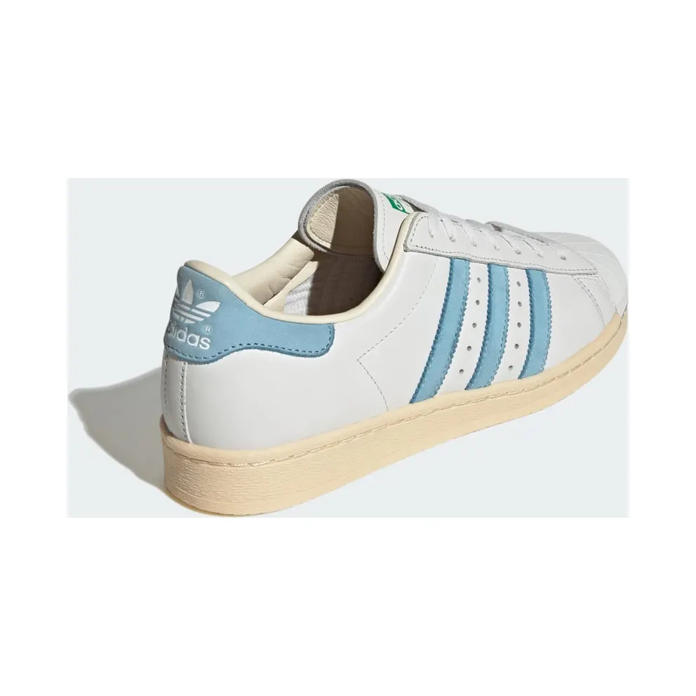 Adidas Superstar 82 Crystal White / Clear Blue / Green (ID2151)