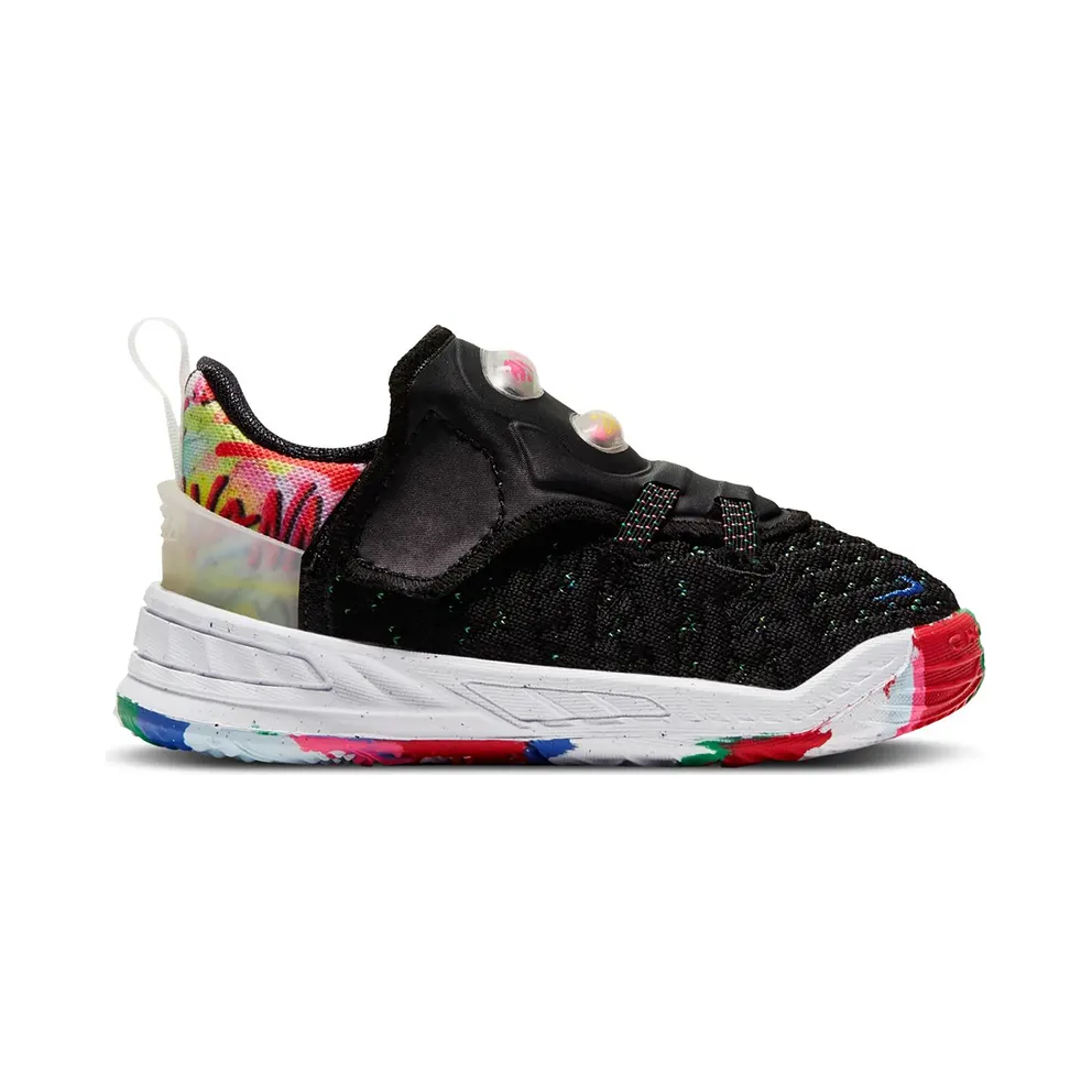 Nike LeBron 18 Multicolor (TD) Black/Multi-Color-White (CT4706-002)