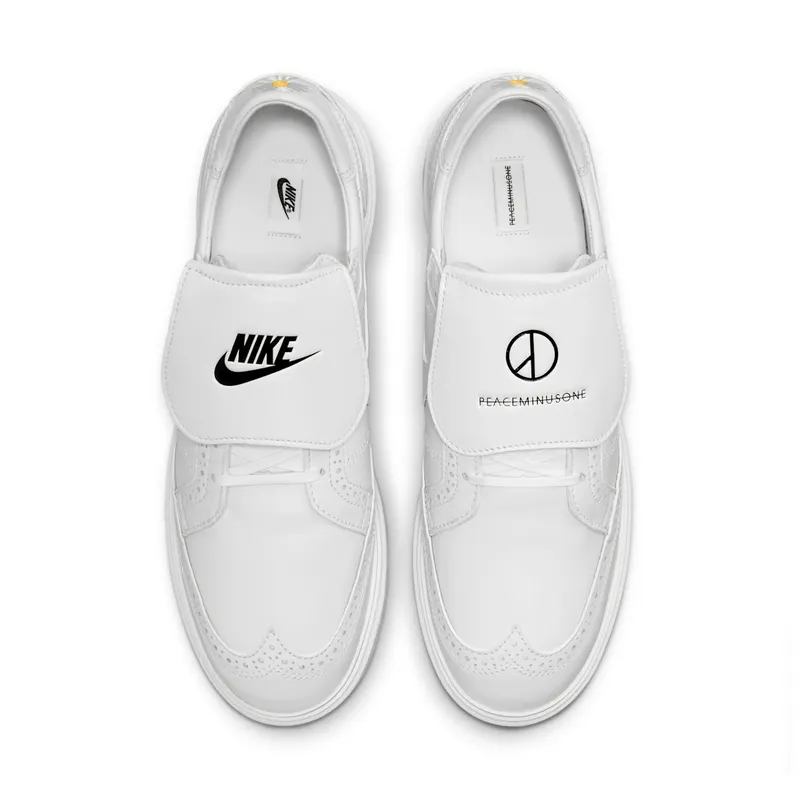 Nike x PEACEMINUSONE Kwondo 1 Triple White – “White / White / White” (DH2482-100)