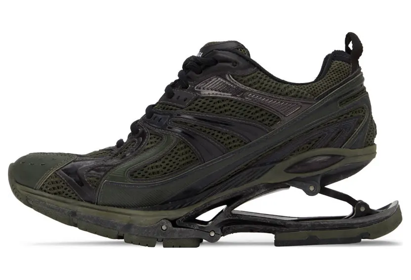 Balenciaga Green X-Pander Sneakers (653871-W2RA4-3135) (3)