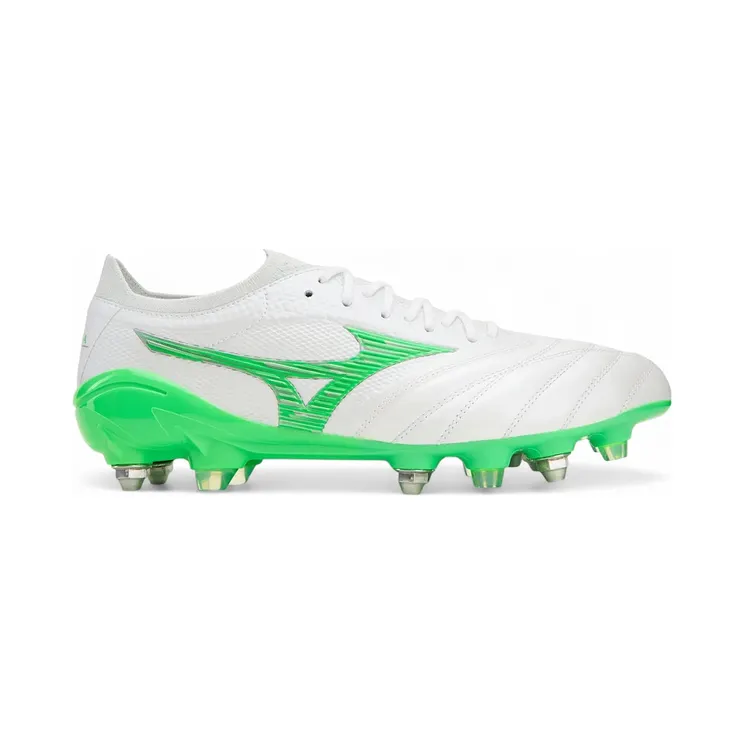 Mizuno Morelia Neo IV Beta Japan White Neon Green Cool Gray (P1GC254037)