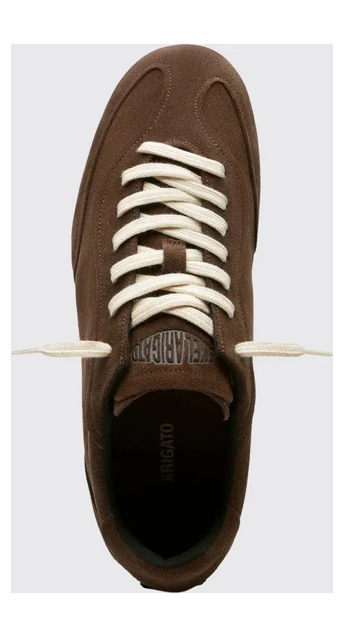 Axel Arigato Daze Runner Suede Sneakers with Printed Logo Brown (F3684002) (2)