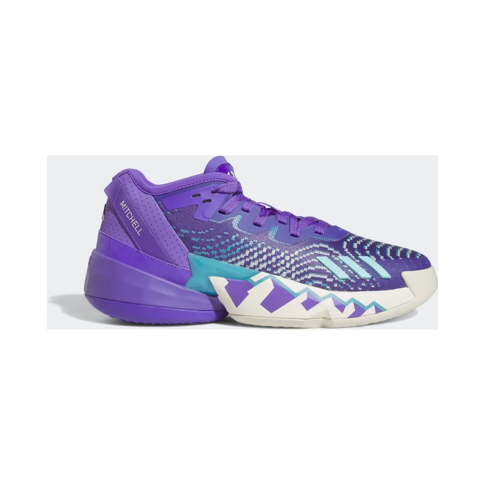 adidas D.O.N. Issue 4 Purple Rush / Off White / Clear Aqua (HR0710)
