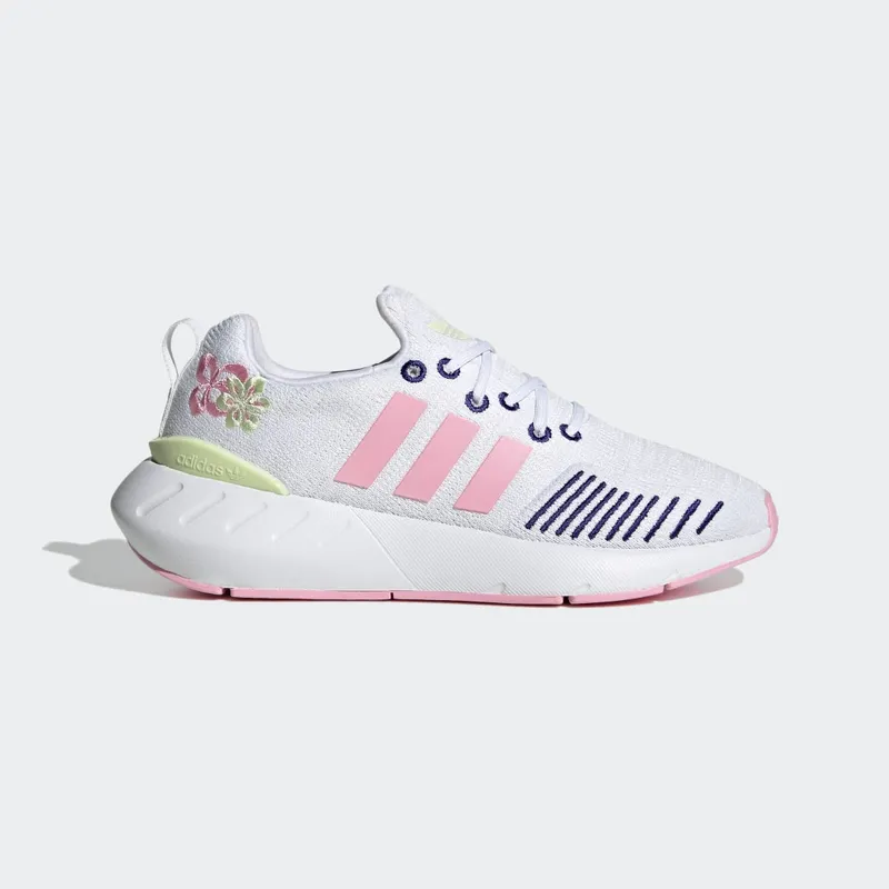 Adidas Swift Run 22 Cloud White / True Pink / Almost Lime (GZ0798)