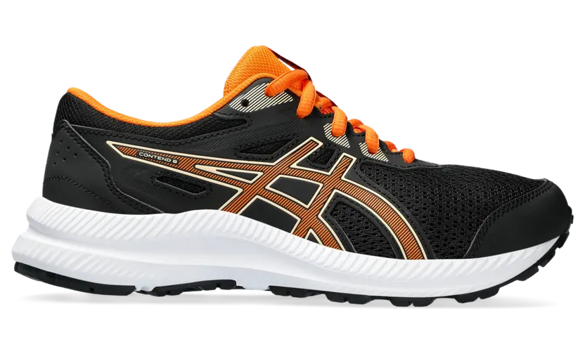 Asics Contend 8 Gs Black/Bright Orange (1014A259.007)