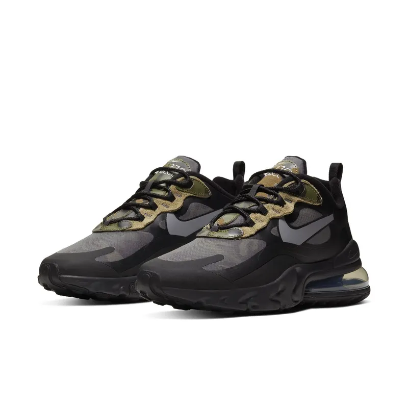 Nike  Air Max 270 React Camo Black/Anthracite-White (CT5528-001)