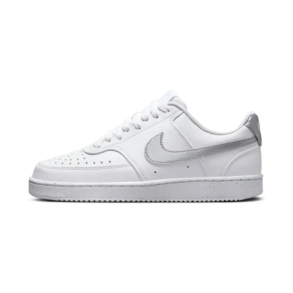Nike Court Vision Low Next Nature White Metallic Silver (DH3158-108)