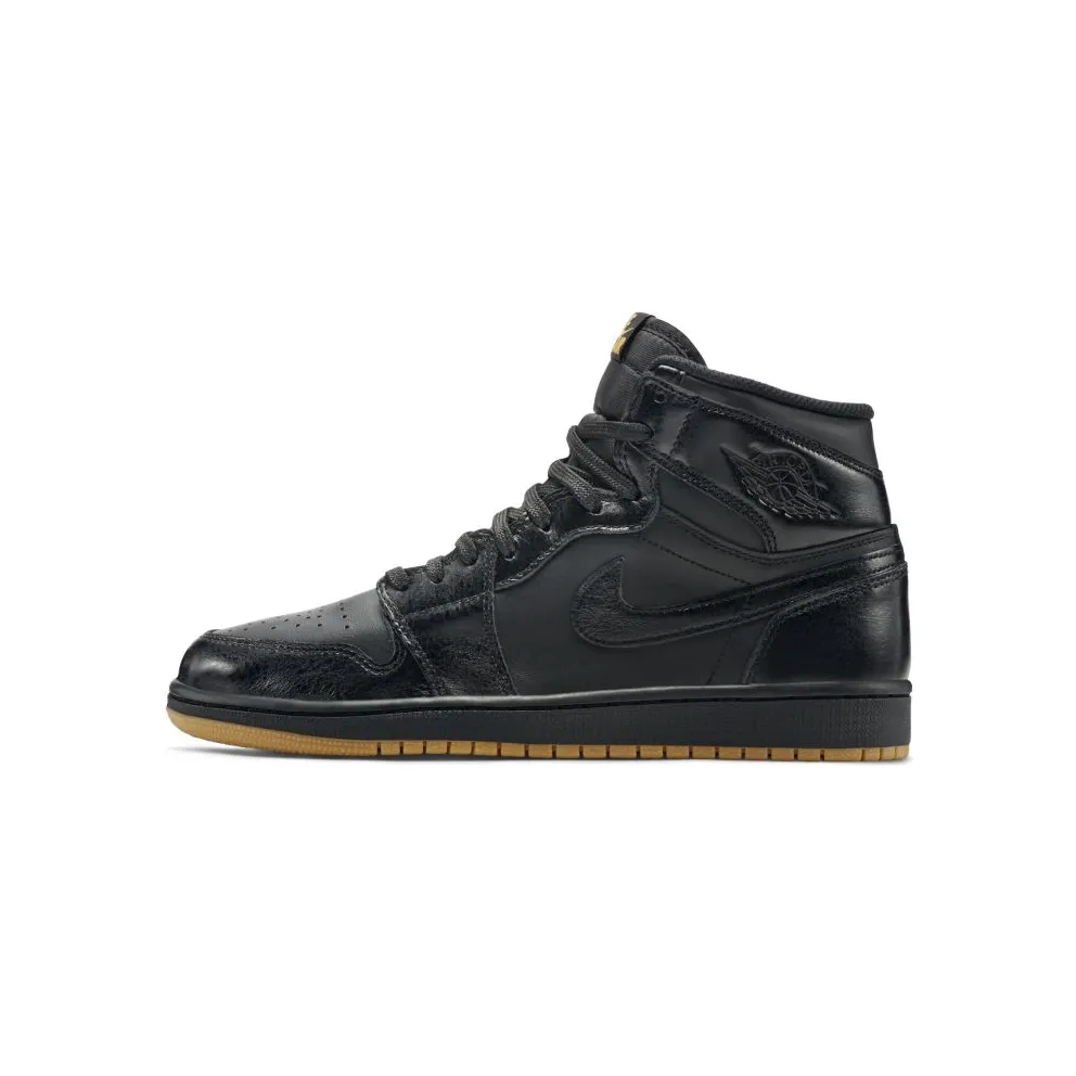 Air Jordan Nike AJ I 1 Retro Black Gum (555088-020)