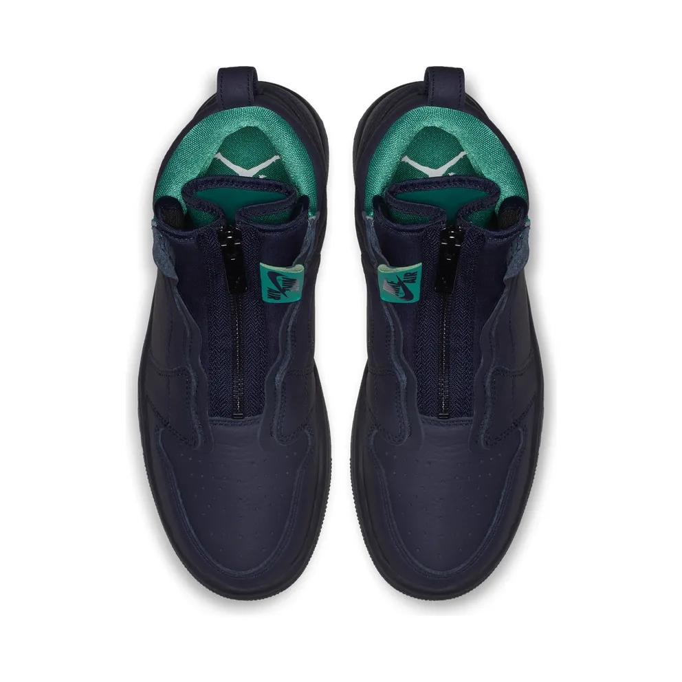 Jordan 1 Retro High Zip Blackened Blue (W) Blackened Blue/Neptune Green-White (AQ3742-403)