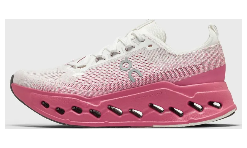 On Cloudsurfer Max Pink / White