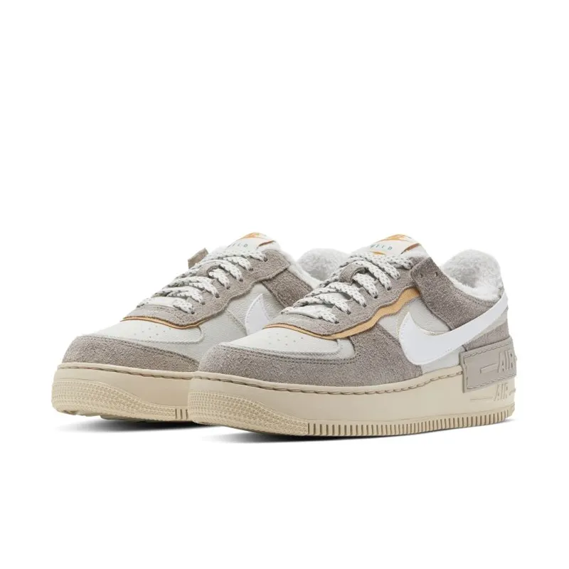 Nike Air Force 1 Shadow Wild (W) Enigma Stone/White-Oatmeal-Light Bone (DC5270-016)