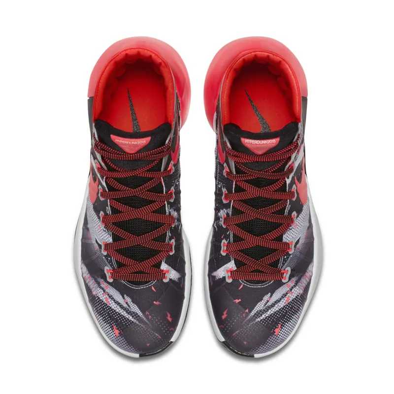 Nike Hyperdunk 2015 White Bright Crimson Black (749567-160)