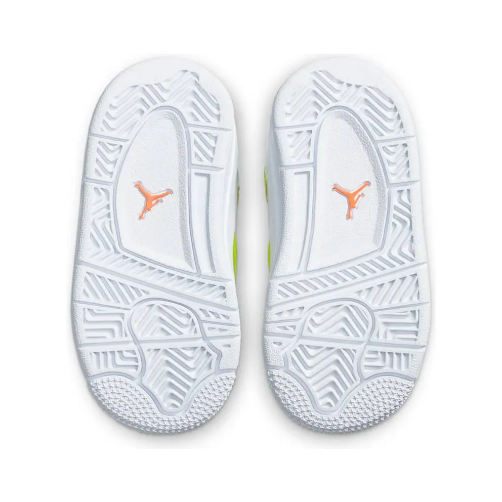 Jordan 4 Retro White Lemon Pink (TD) White/Lemon Venom-Pink Blast (CV7807-100)