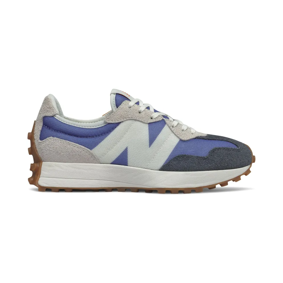 New Balance 327 Blue Grey (W) Magnetic Blue/Varsity Orange (WS327COC)