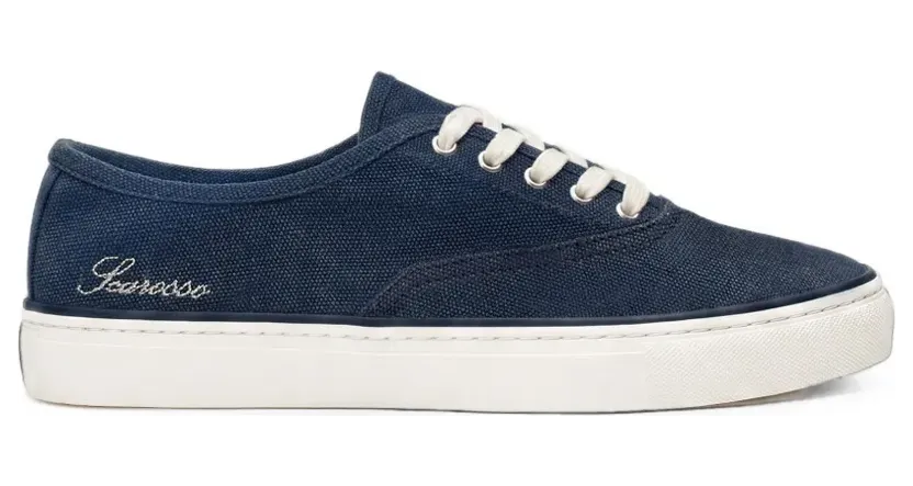 Scarosso Sirio cotton drill “Blue” (SIRIOSNEABLUKNIT)