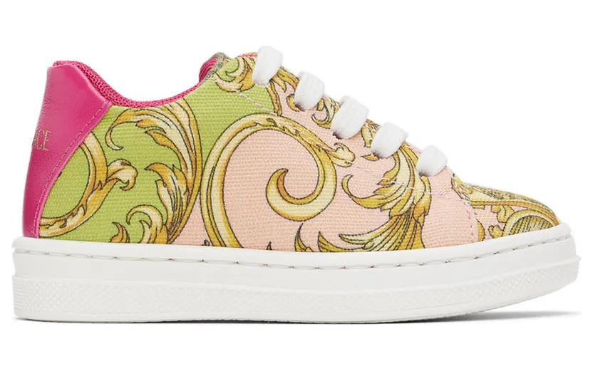 Versace Baby Multicolor Barocco Goddess Sneakers (1003554_1A03797_5G260)