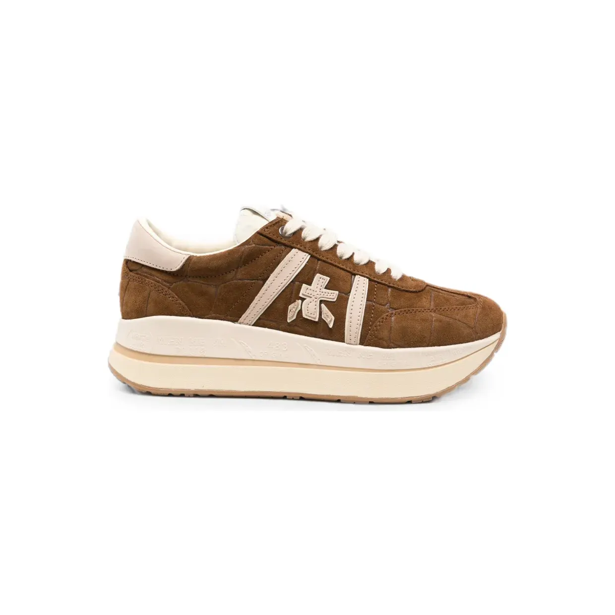 Premiata Bethcoin logo-patch “Brown” (BETHCOIN8509)