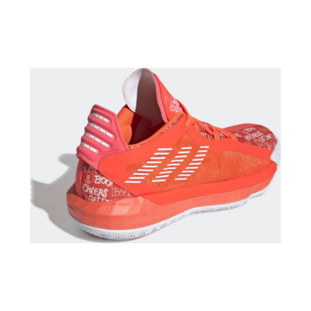 adidas Dame 6 Solar Red White Solar Red/Cloud White/Solar Red (FU6808)