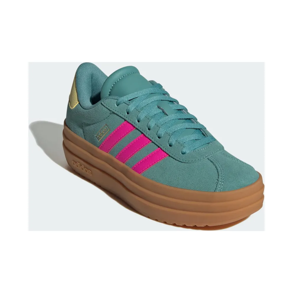 Adidas VL Court Bold Lifestyle Kids Powder Teal / Shock Pink / Powder Yellow (JQ4482)