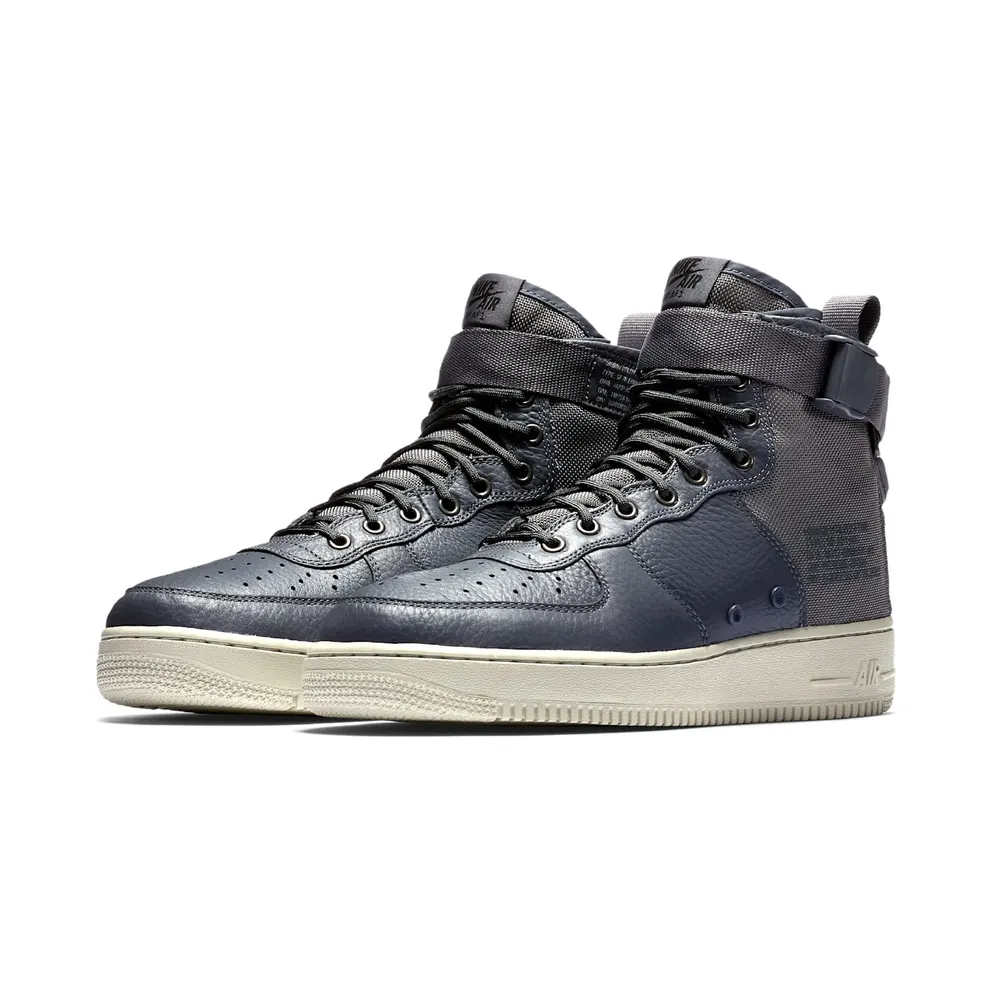 Nike SF Air Force 1 Mid Dark Grey Dark Grey/Dark Grey-Light Bone (917753-004)