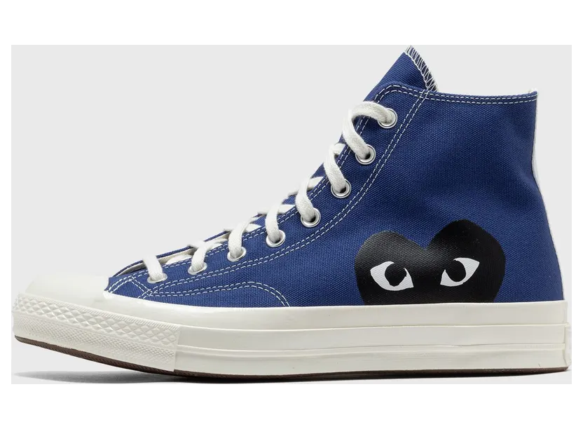Comme des Garçons Play X CONVERSE Chuck Taylor 70 High Top Blue