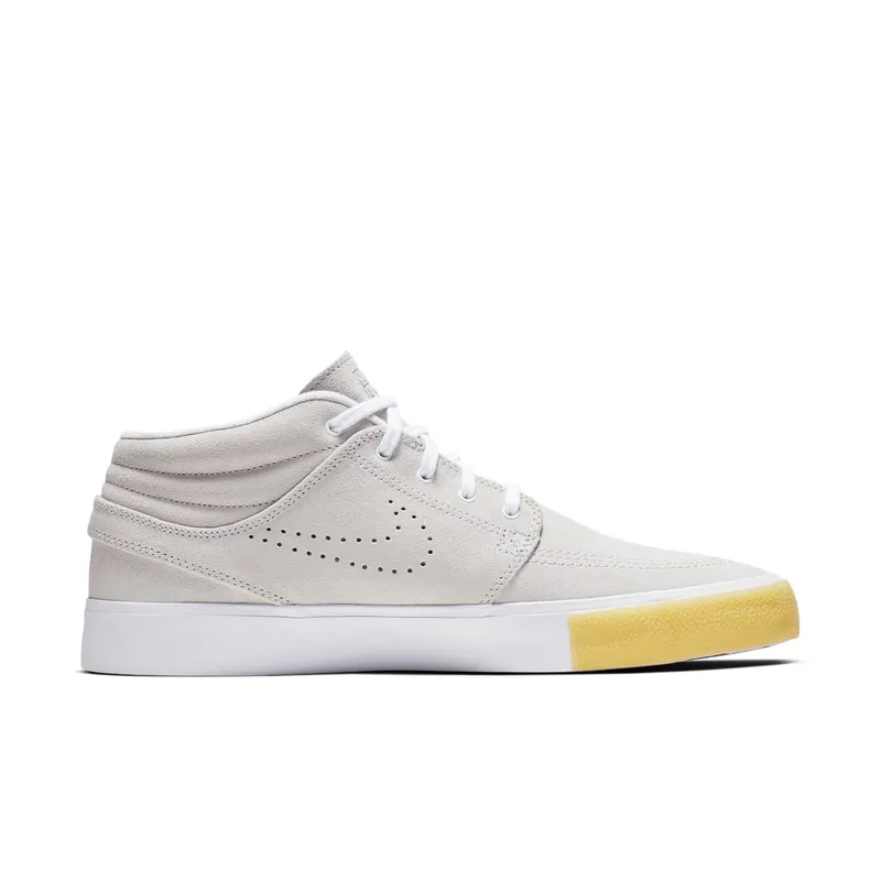Nike SB Zoom Stefan Janoski Mid RM SE White White Vast Grey Gum Yellow White (CD6576-109)