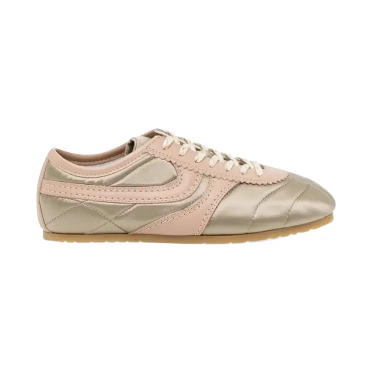 Dries Van Noten Leather Trimmed Sneakers Grey (261-011783-0601-802)