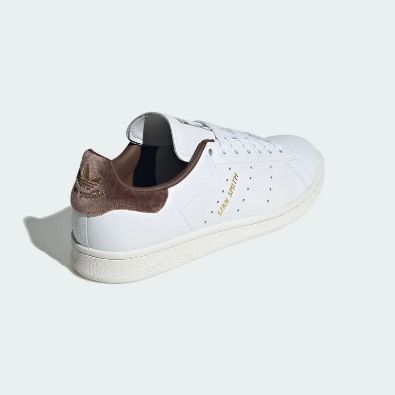 adidas Stan Smith Cloud White Gold Metallic Brown (IF7003)