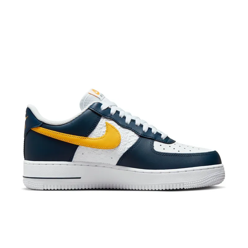 Nike Air Force 1 ’07 Low Embossed Hoops Dark Obsidian (FJ4209-400)