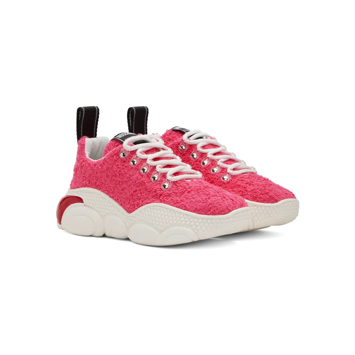 Moschino Pink Teddy Sneakers (MA15553G1E M90 604) (4)