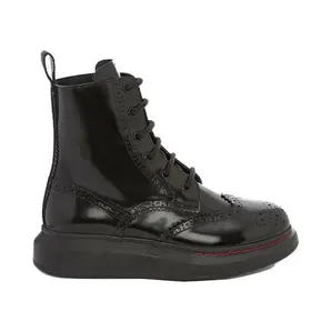 Alexander McQueen Hybrid Lace Up Boot Black (586402WHX511000)