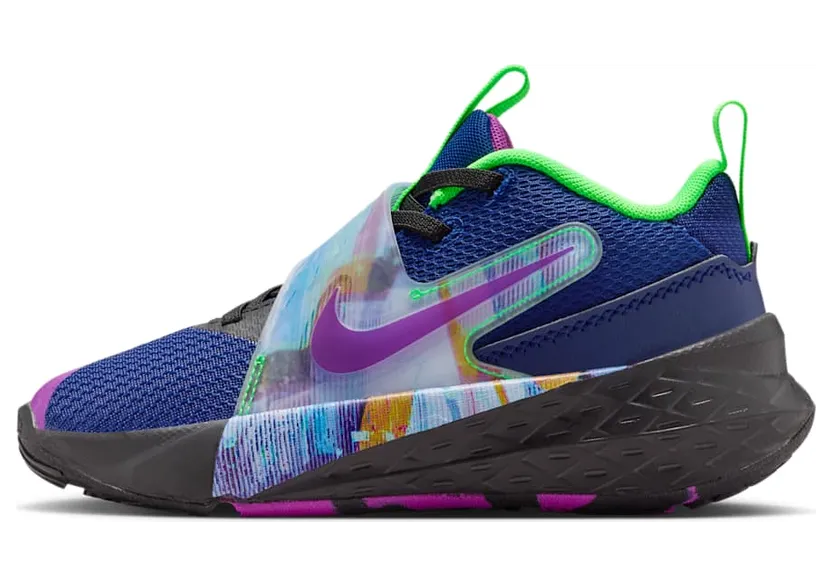 Nike Team Hustle D 12 Blue Void Green Strike Vivid Purple (HV2290-400)