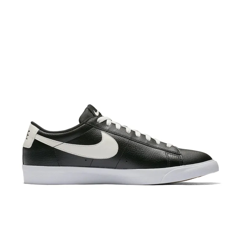 Nike Blazer Low Leather Black Sail Black/Sail-Gum Medium Brown (AJ9515-001)