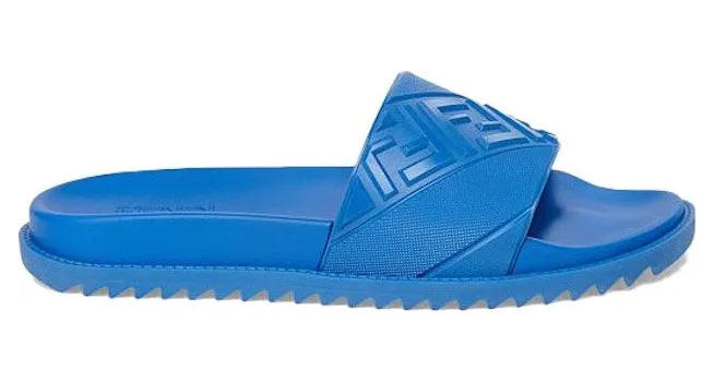 Fendi Slides Blue