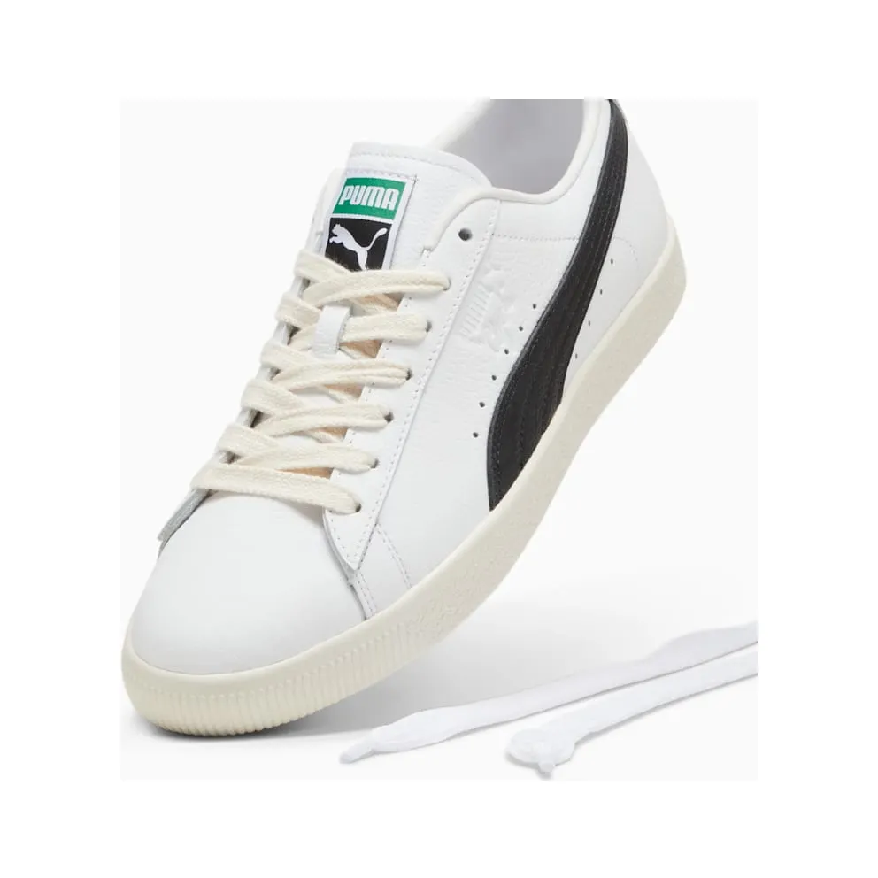 Puma Clyde Leather “White Black” (398703-01)