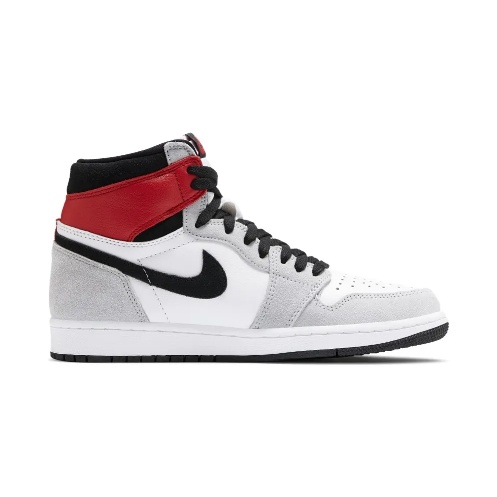 Jordan 1 Retro High Light Smoke Grey White/Black-Light Smoke Grey-Varsity Red (555088-126)