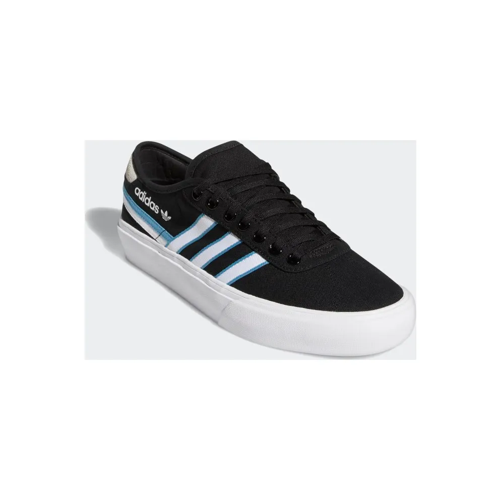 adidas Delpala Core Black / Cloud White / Hazy Blue (FY7480)